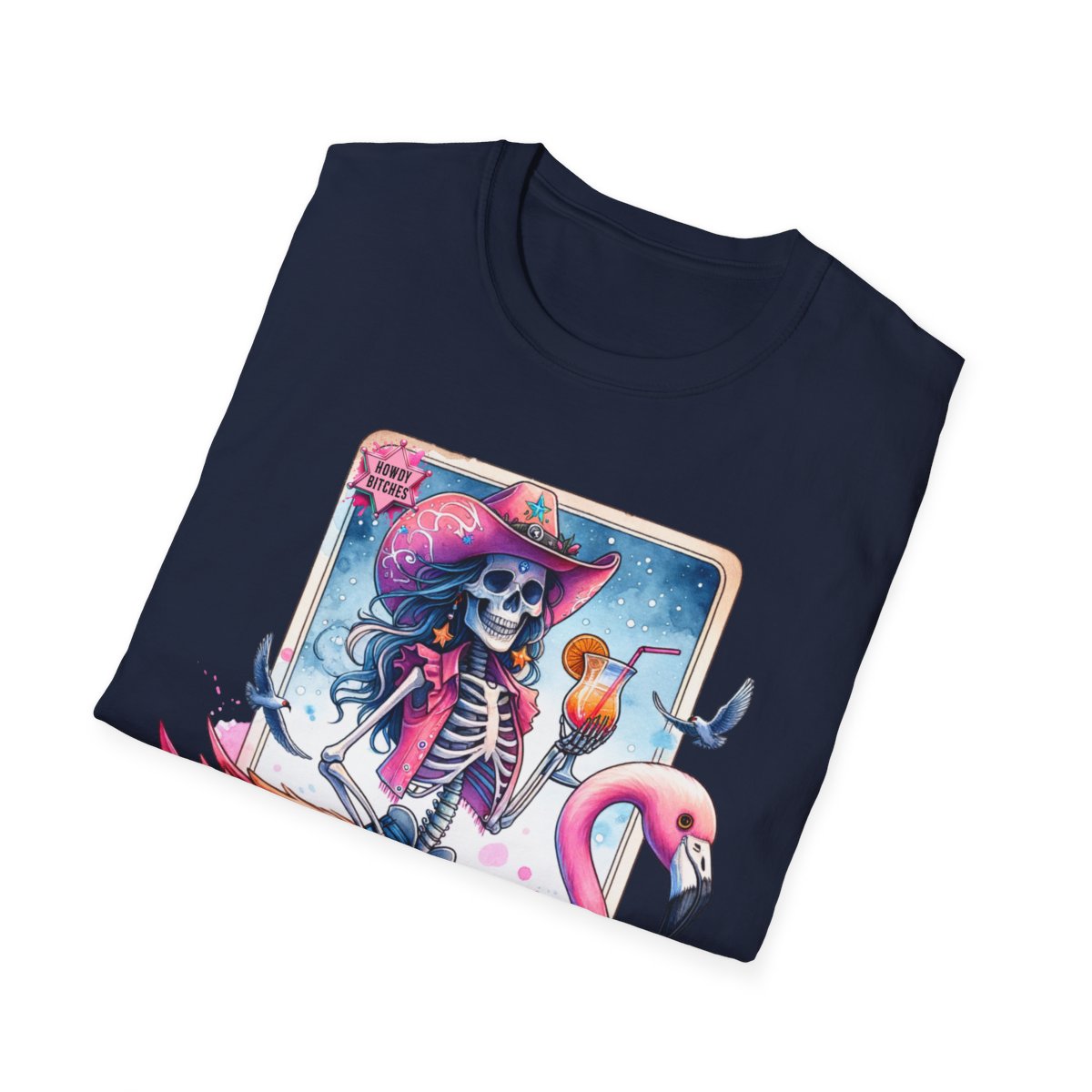 The Salty Cowgirl Tarot Graphic T-Shirt - funny t-shirt by Cheeky Business