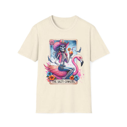 The Salty Cowgirl Tarot Graphic T-Shirt - funny t-shirt by Cheeky Business