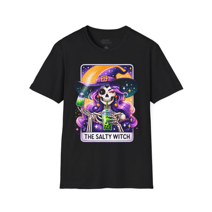the salty witch tarot bubble tea t-shirt t-shirt alternate colour product image