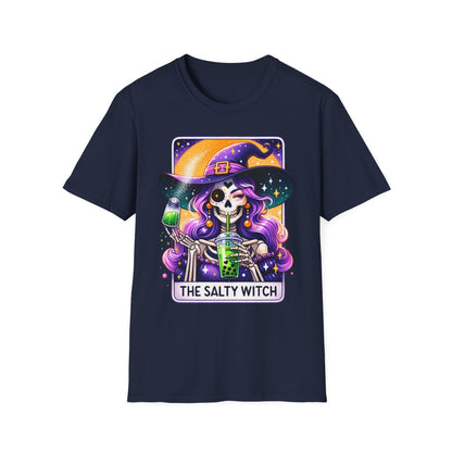 The Salty Witch Tarot Bubble Tea T-Shirt - funny t-shirt by Cheeky Business