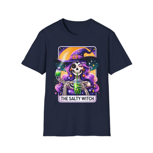 The Salty Witch Tarot Bubble Tea T-Shirt