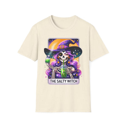 The Salty Witch Tarot Bubble Tea T-Shirt - funny t-shirt by Cheeky Business