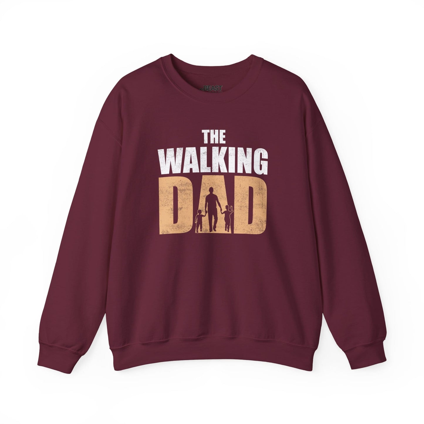 the walking dad sweatshirt maroon sweatshirt Father's Day gift idea