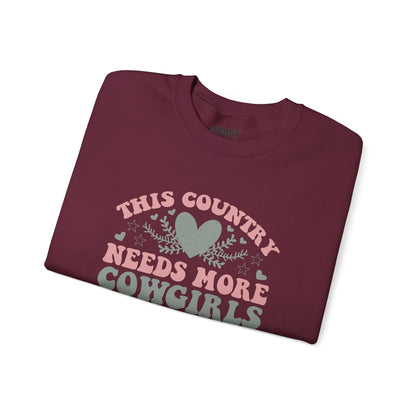 this country needs more cowgirls sweatshirt sweatshirt cowgirl gift idea image 6