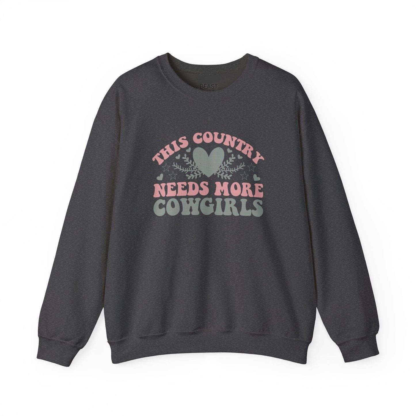 this country needs more cowgirls sweatshirt dark heather sweatshirt cowgirl gift idea