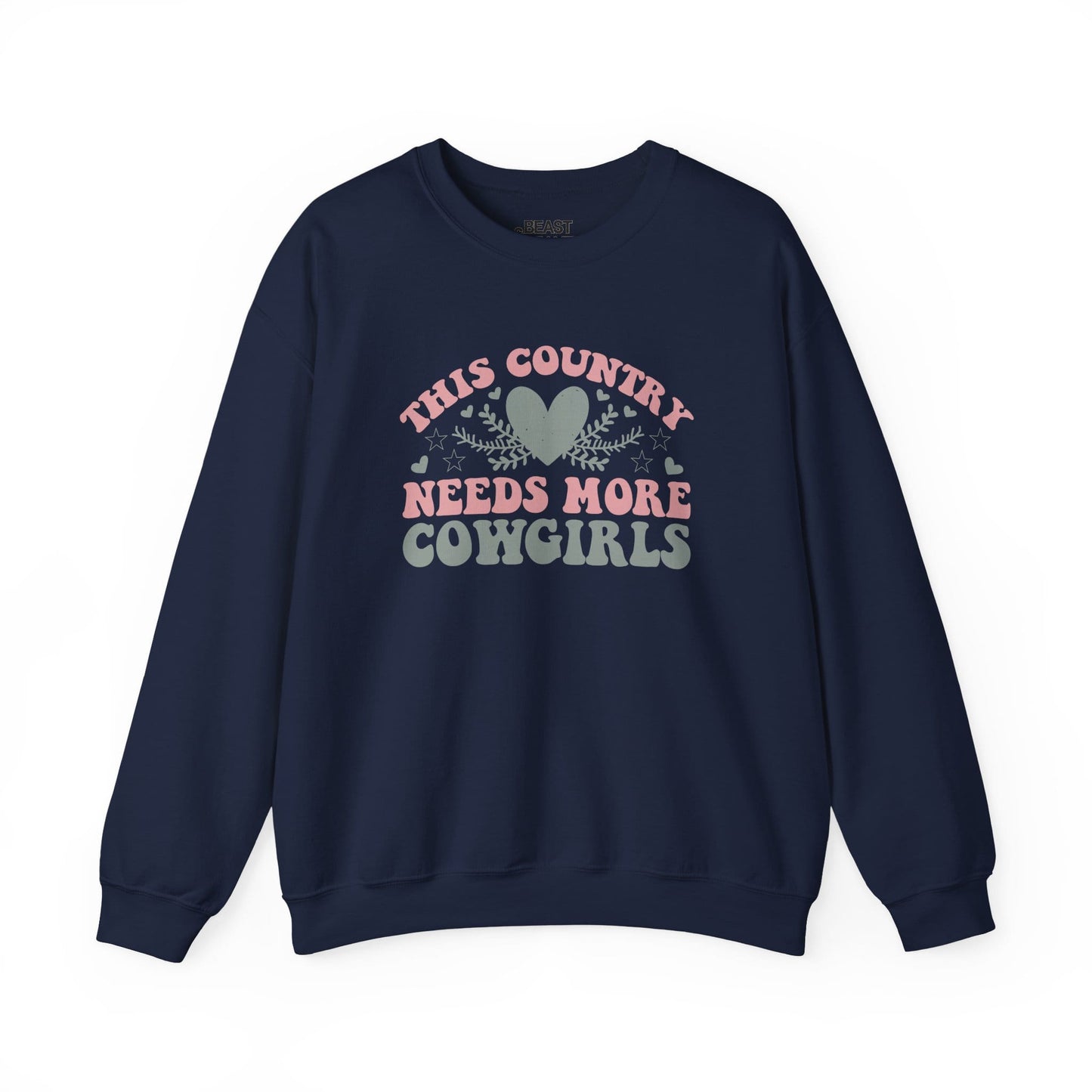 this country needs more cowgirls sweatshirt navy sweatshirt cowgirl gift idea