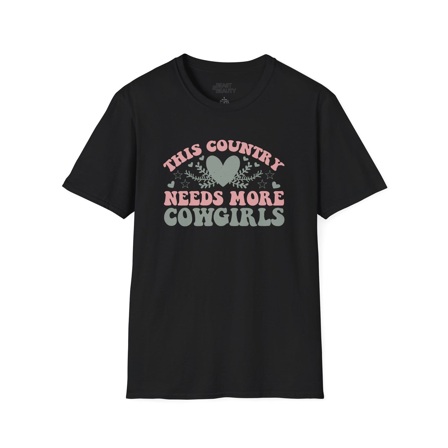 this country needs more cowgirls t-shirt black t-shirt cowgirl gift idea