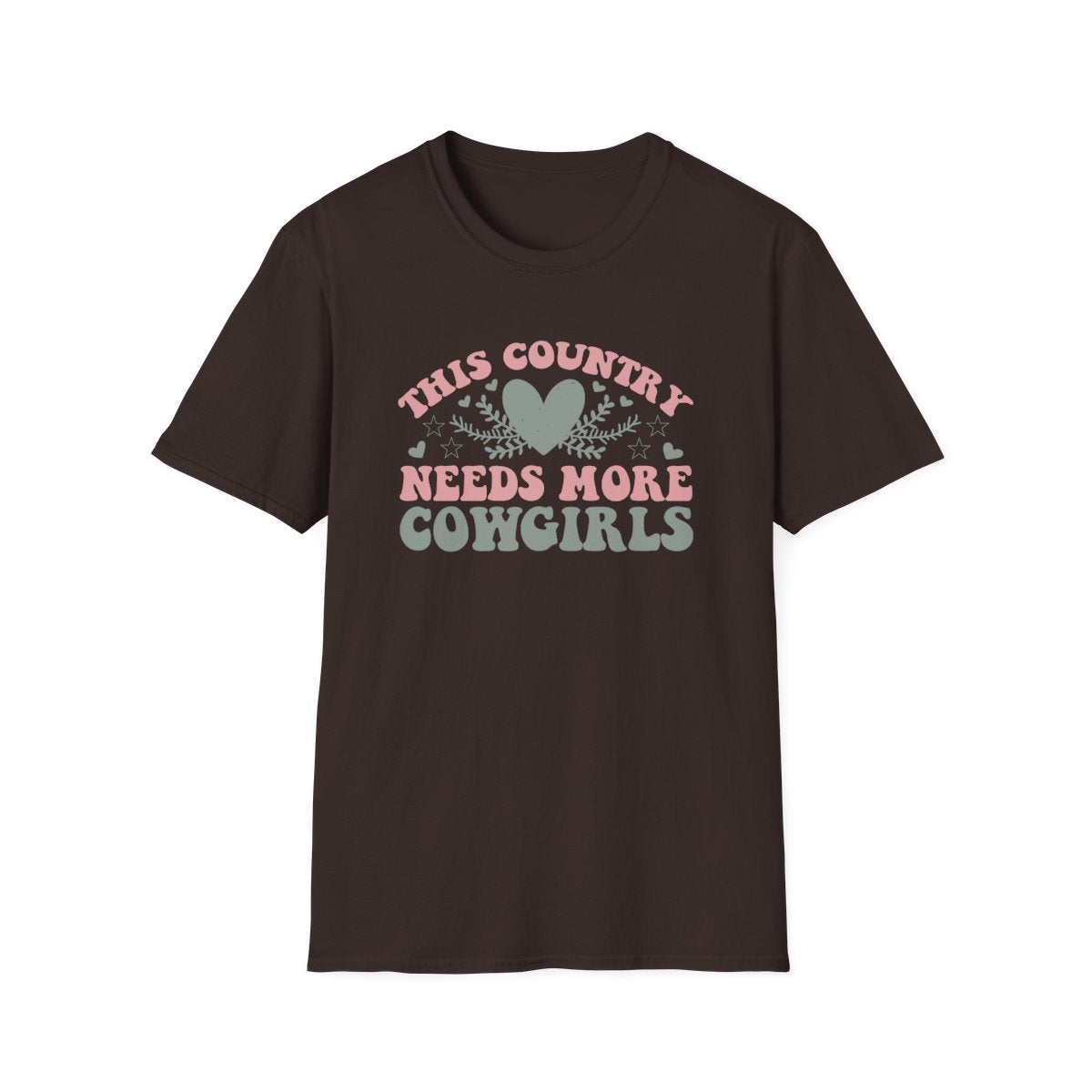 This Country Needs More Cowgirls T-Shirt - funny t-shirt by Cheeky Business