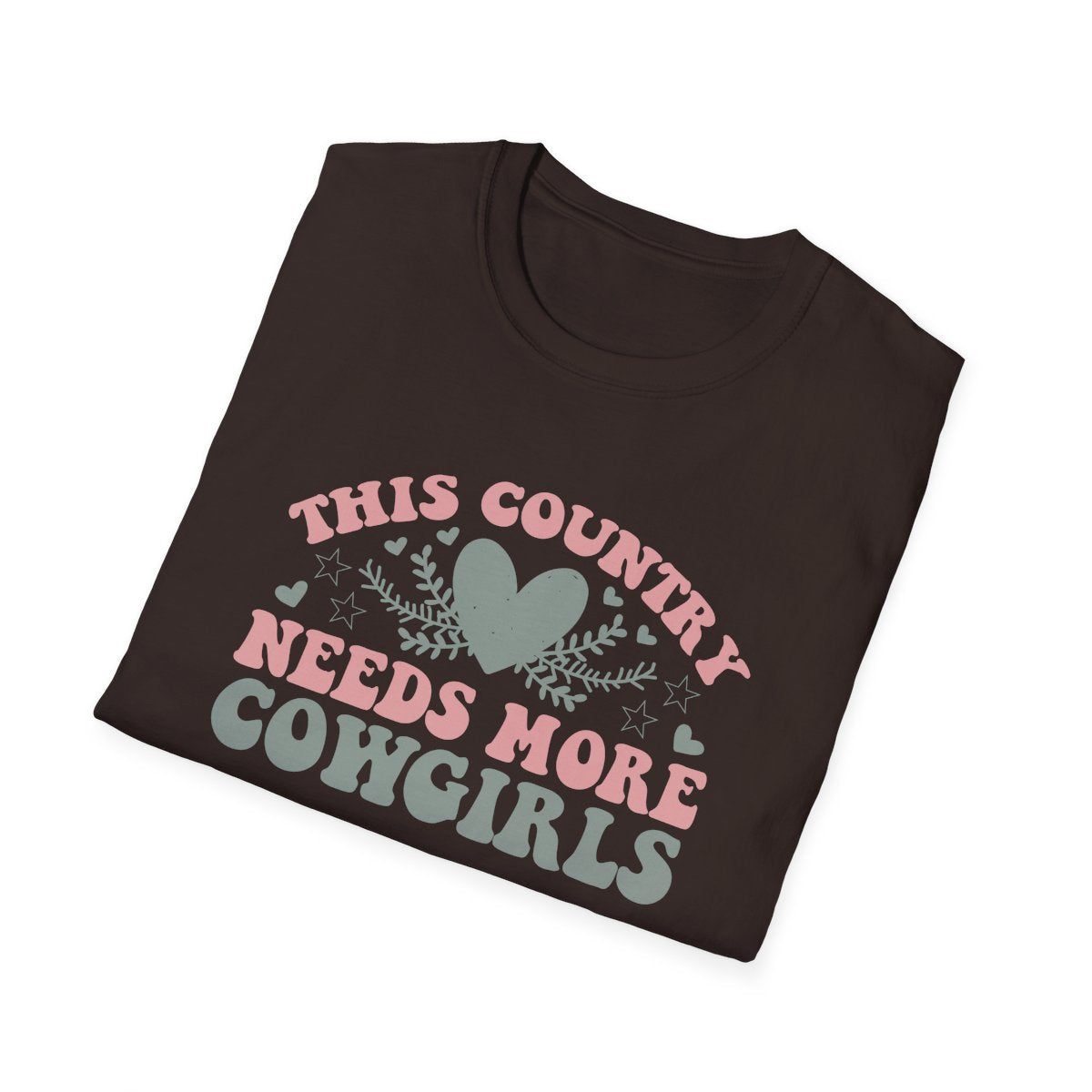 This Country Needs More Cowgirls T-Shirt - funny t-shirt by Cheeky Business