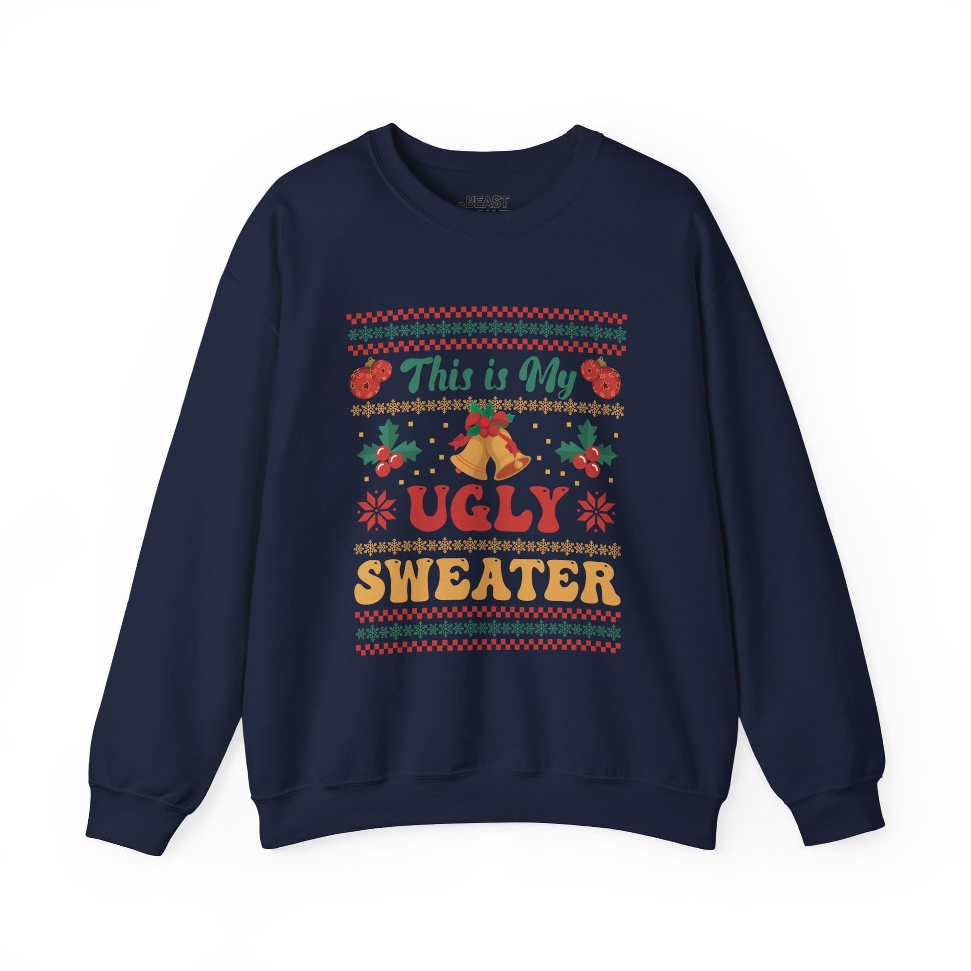 this is my ugly sweater christmas sweatshirt navy sweatshirt Christmas gift idea