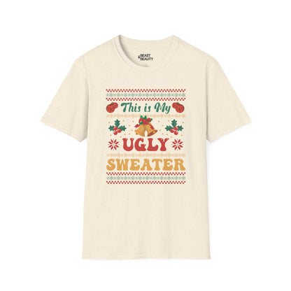 this is my ugly sweater christmas t-shirt natural t-shirt Christmas gift idea