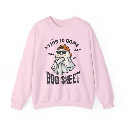 This Is Some Boo Sheet Funny Halloween Sweatshirt - funny sweatshirt by Cheeky Business