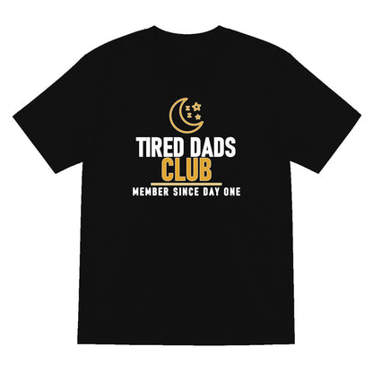 Tired Dads Club Funny Dad T-Shirt & Sweatshirt T-Shirt in Black