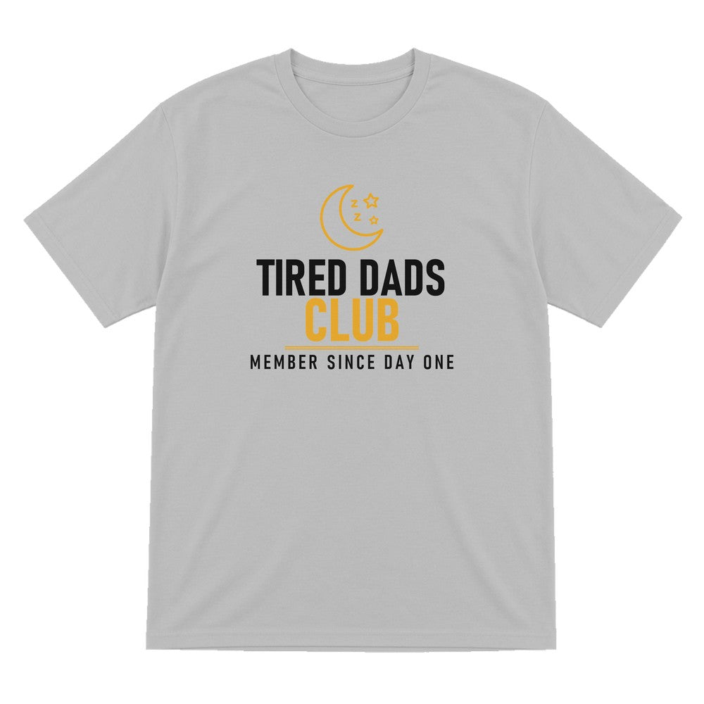 Tired Dads Club Funny Dad T-Shirt & Sweatshirt T-Shirt in Sport Grey