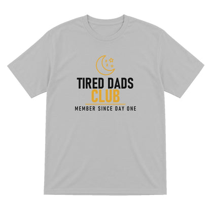 Tired Dads Club Funny Dad T-Shirt & Sweatshirt T-Shirt in Sport Grey