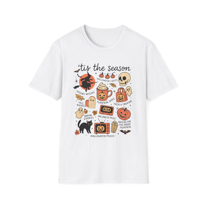'Tis The Season Halloween Collage T-Shirt - funny t-shirt by Cheeky Business