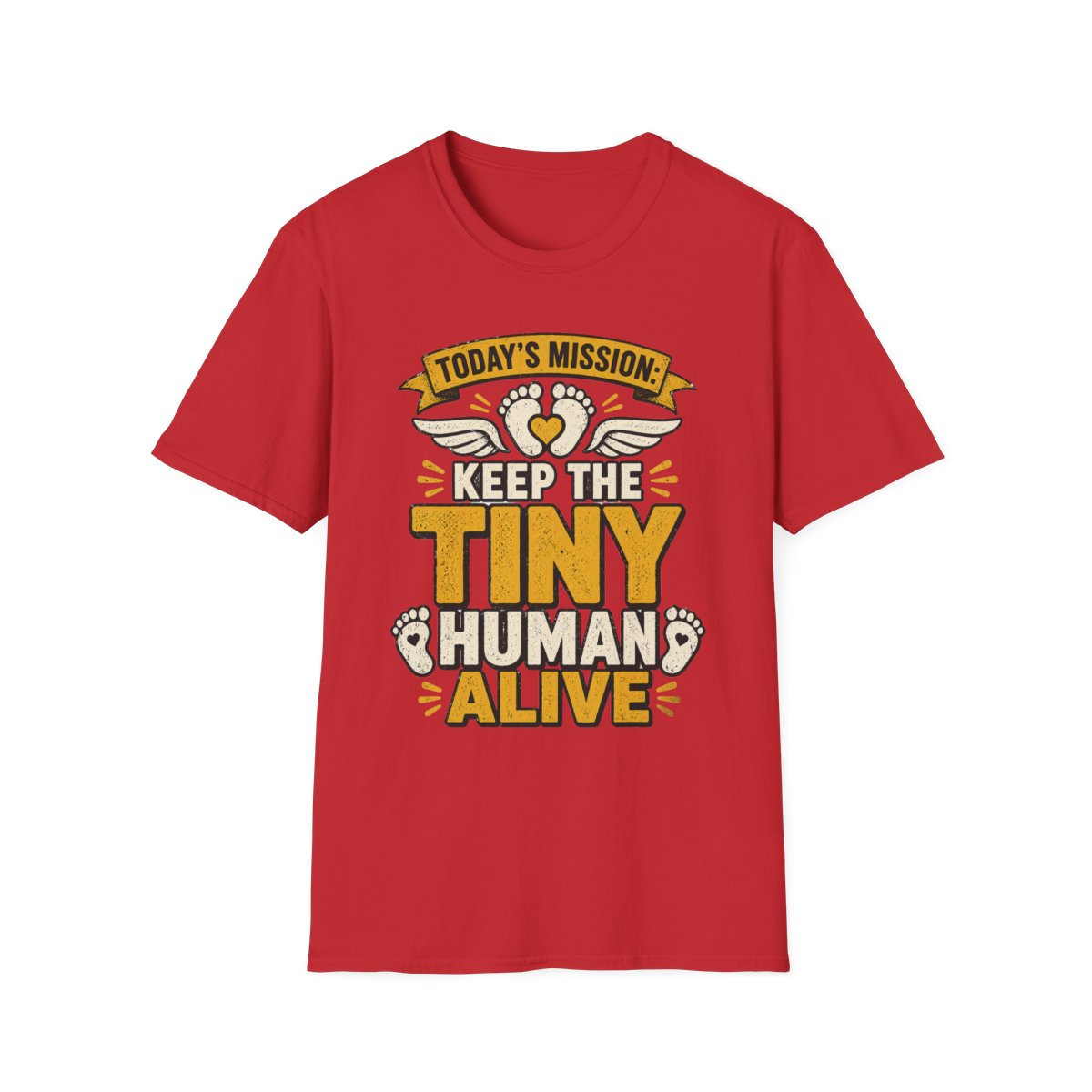 Today's Mission: Keep The Tiny Human Alive T-Shirt t-shirt product image 8 from Beast and Beauty