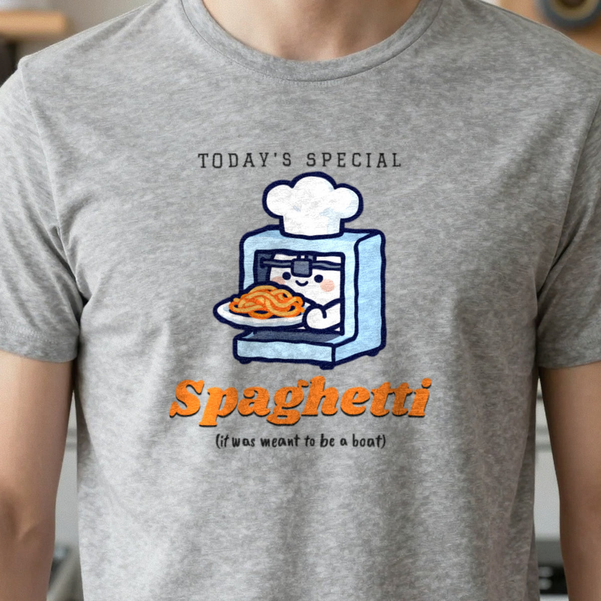 Today's Special Spaghetti Funny 3D Printing T-Shirt & Sweatshirt close-up
