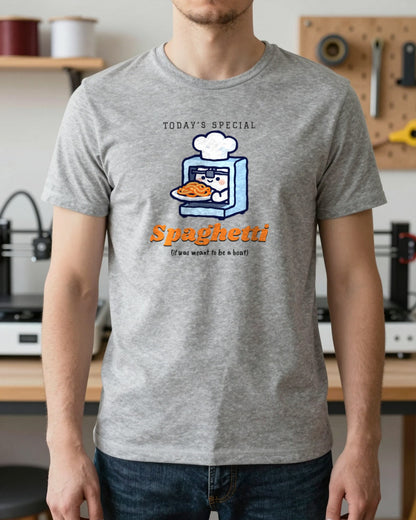 Today's Special Spaghetti Funny 3D Printing T-Shirt & Sweatshirt worn