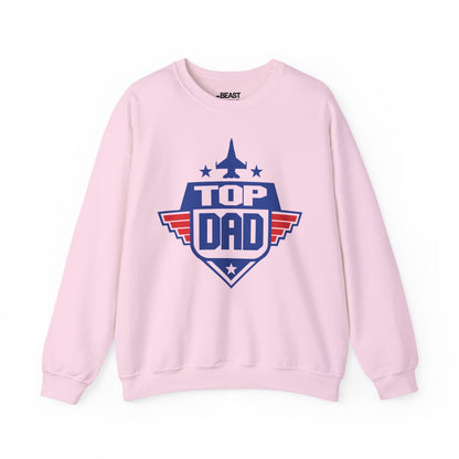 top dad sweatshirt light pink sweatshirt Father's Day gift idea