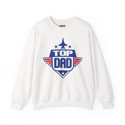 top dad sweatshirt white sweatshirt Father's Day gift idea