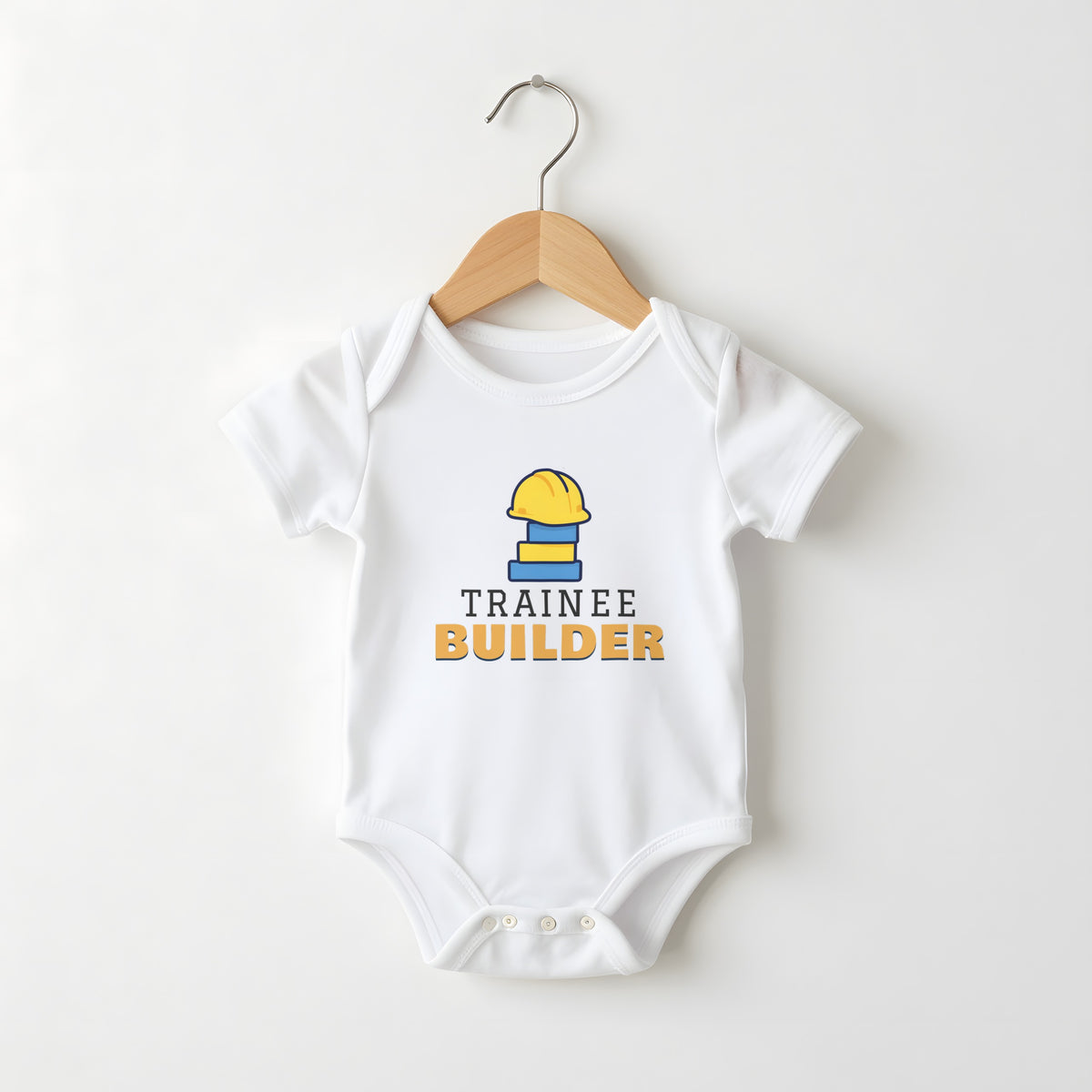 Trainee Builder funny baby grow