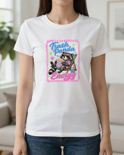 Trash Panda Energy T-Shirt & Sweatshirt worn