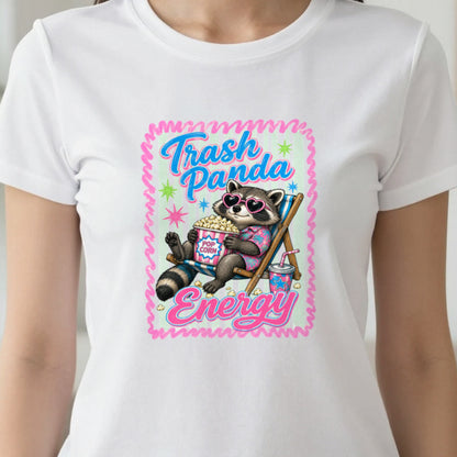 Trash Panda Energy T-Shirt & Sweatshirt close-up