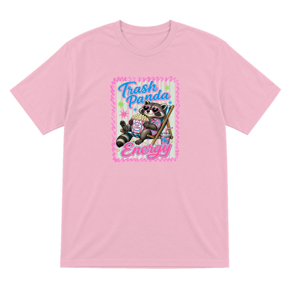 Trash Panda Energy T-Shirt & Sweatshirt T-Shirt in Light Pink
