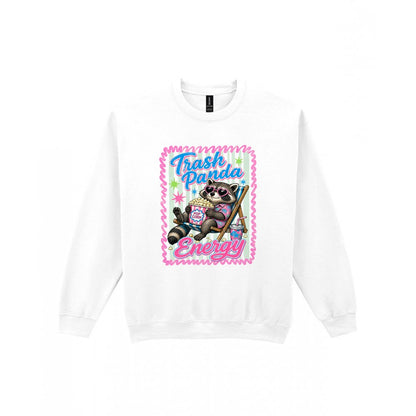 Trash Panda Energy T-Shirt & Sweatshirt Sweatshirt in White