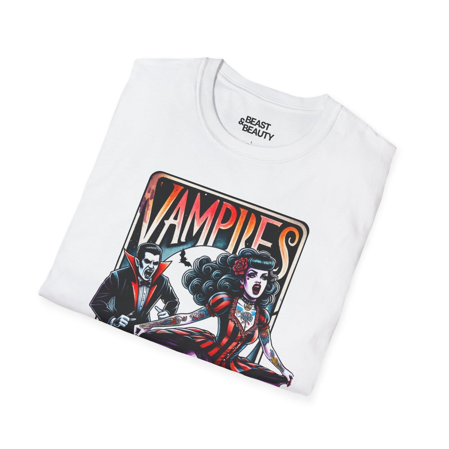 vampires suck gothic tarot t-shirt t-shirt seventh colour product image
