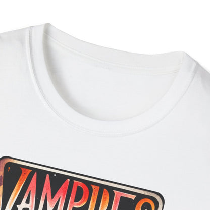 Vampires Suck Gothic Tarot T-Shirt - funny t-shirt by Cheeky Business