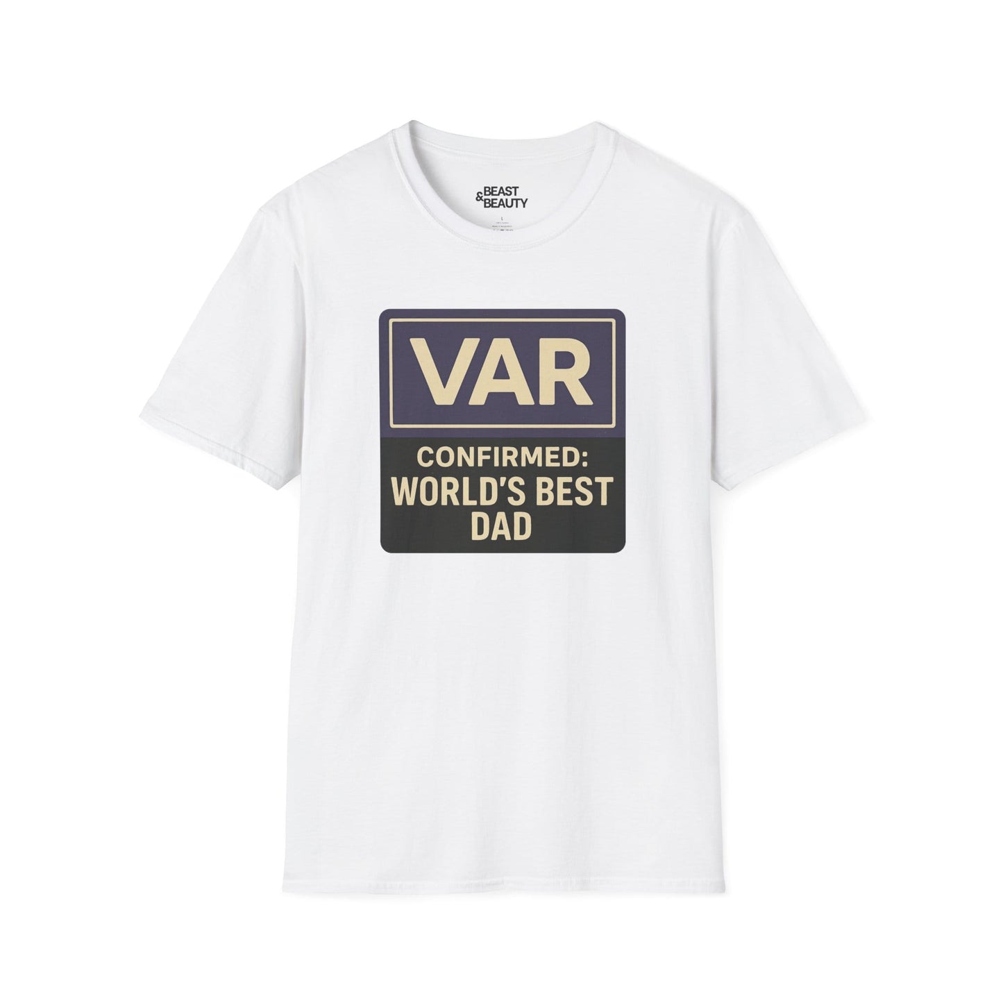 var confirmed world s best dad t-shirt white t-shirt Father's Day gift idea