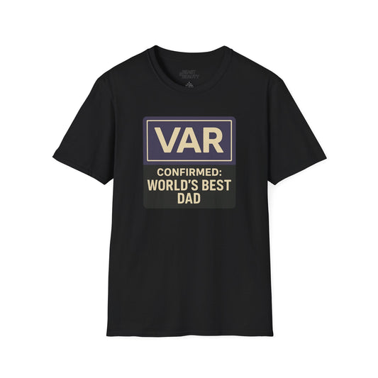 var confirmed world s best dad t-shirt black t-shirt Father's Day gift idea
