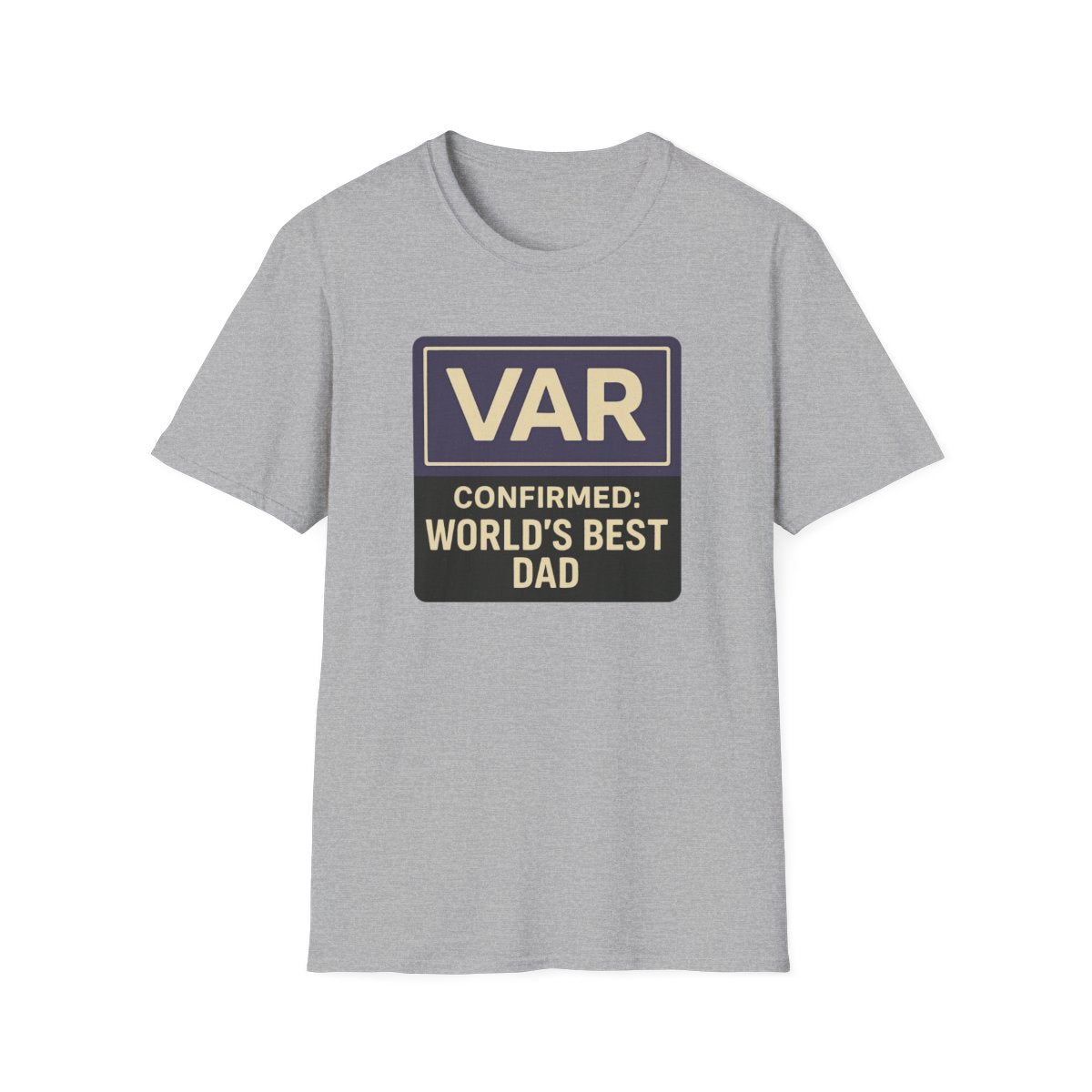 VAR Confirmed: World’s Best Dad T-Shirt - funny t-shirt by Cheeky Business