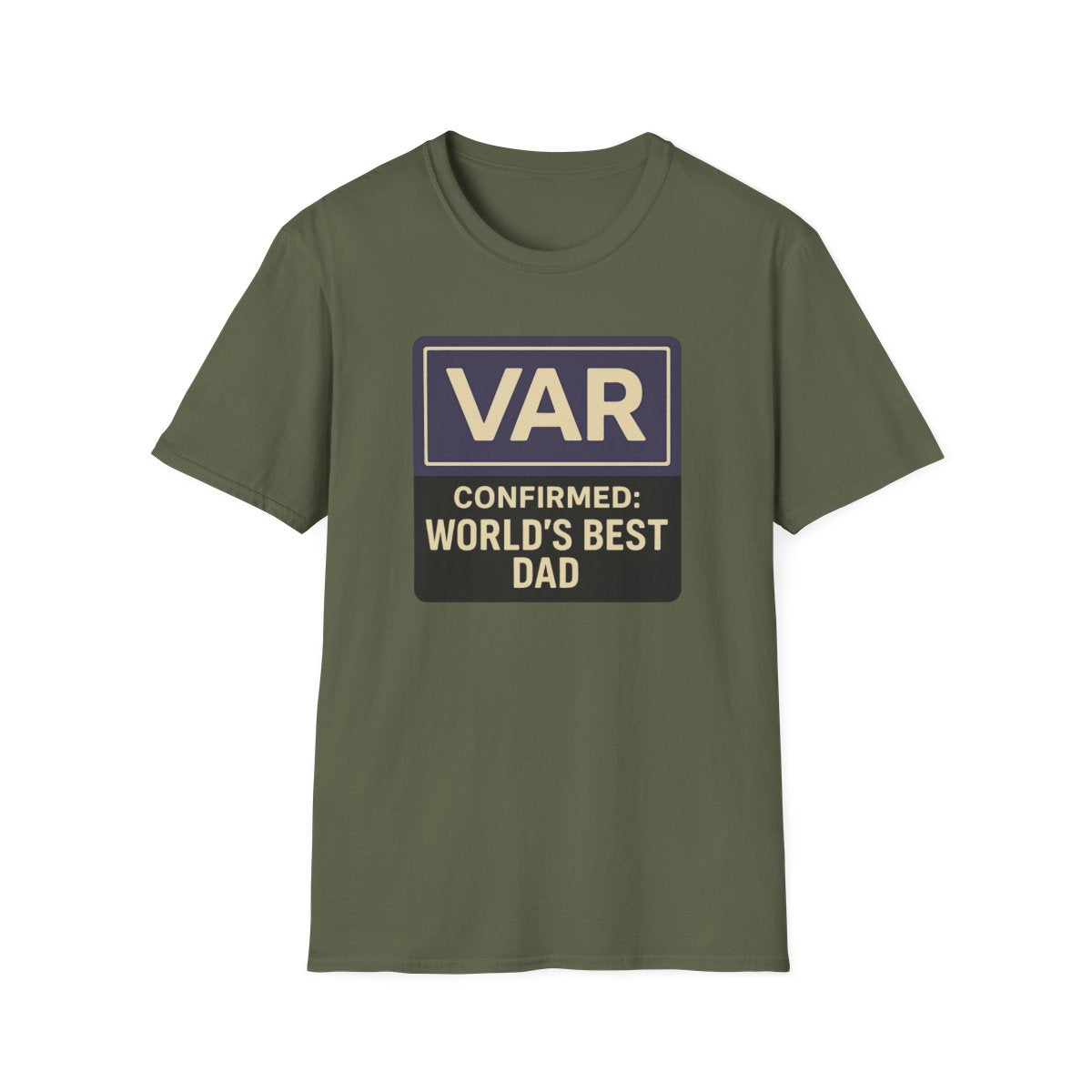 VAR Confirmed: World’s Best Dad T-Shirt - funny t-shirt by Cheeky Business