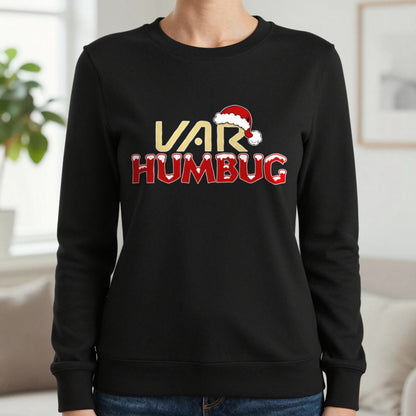 VAR Humbug Christmas T-Shirt & Sweatshirt in Black, worn, our photo