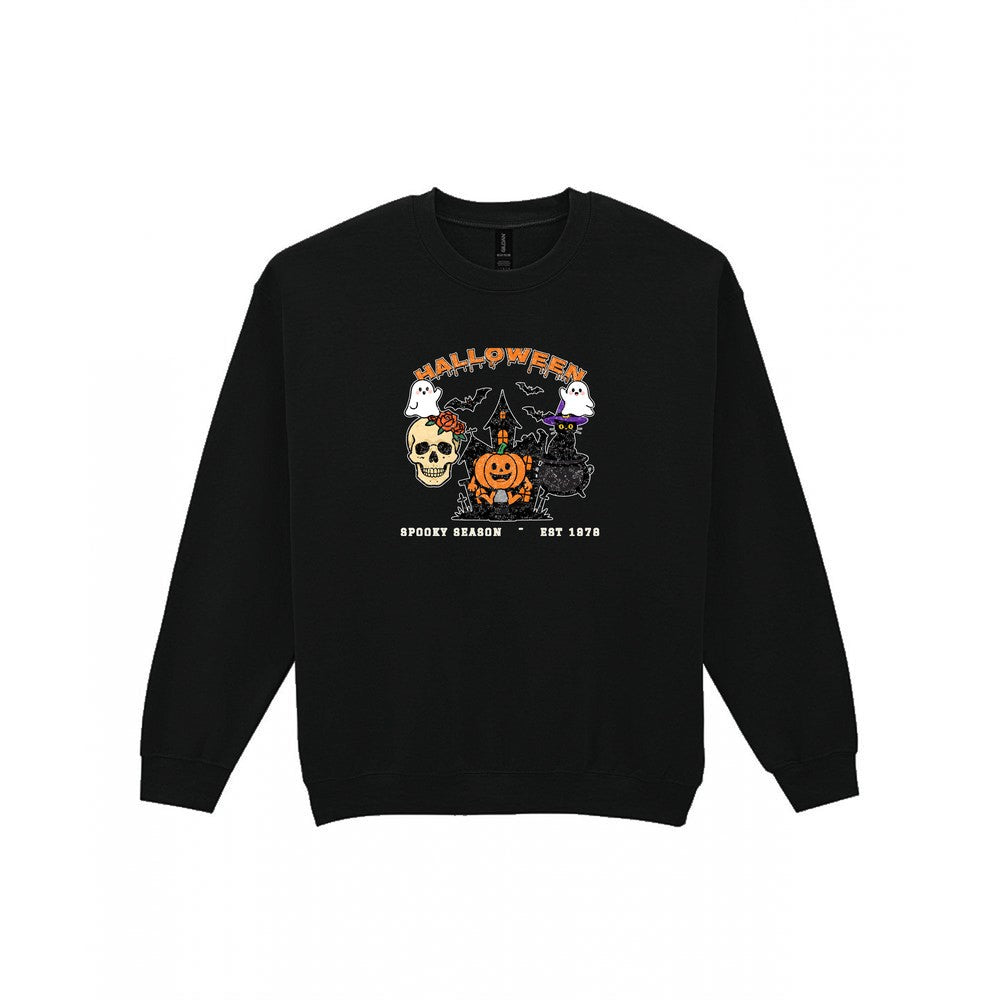 Vintage Halloween T-Shirt & Sweatshirt in Black (Sweatshirt)