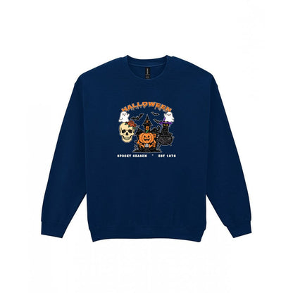 Vintage Halloween T-Shirt & Sweatshirt in Navy (Sweatshirt)