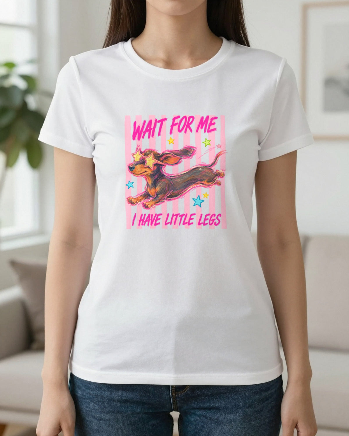 Wait For Me I Have Little Legs T-Shirt & Sweatshirt worn