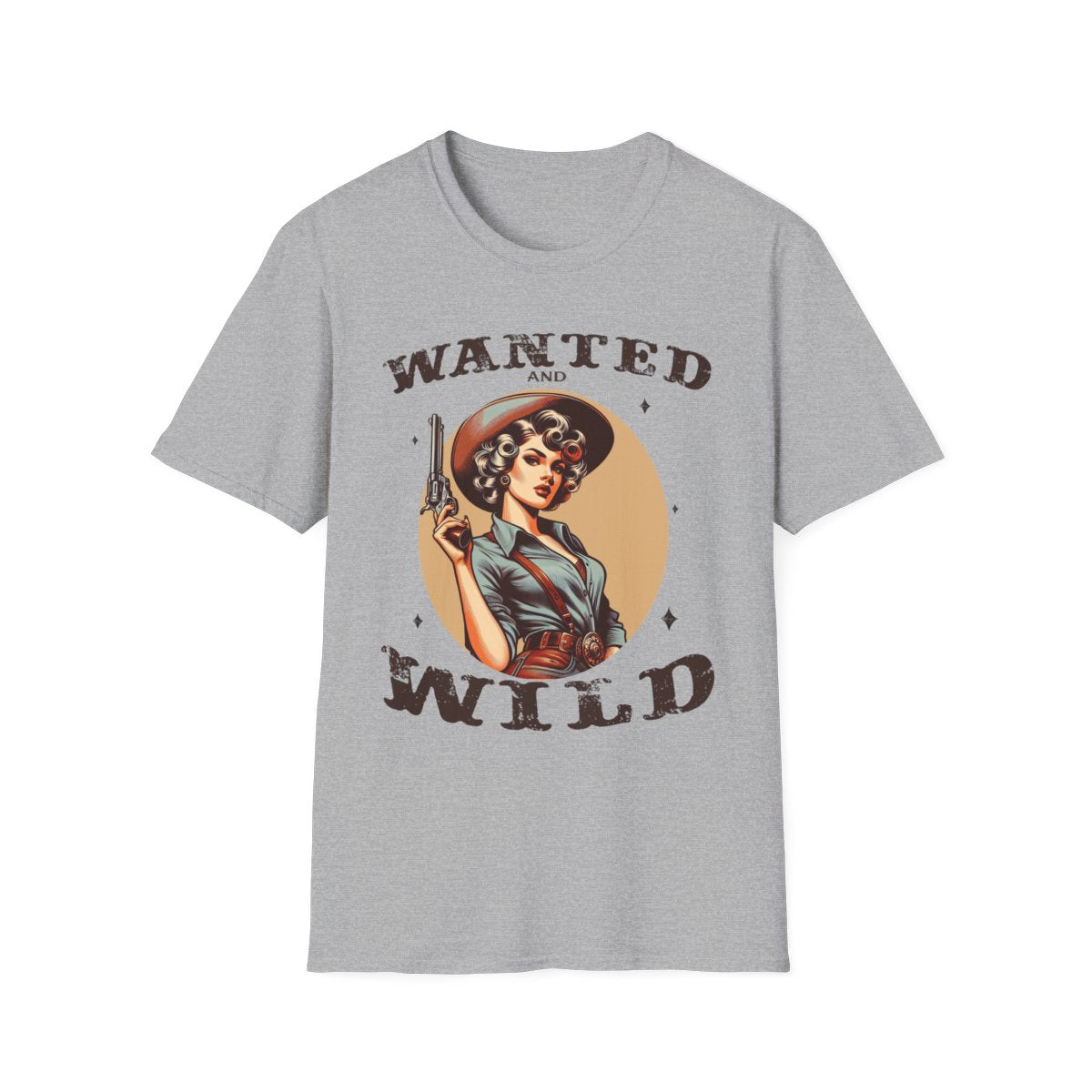 Wanted & Wild Cowgirl T-Shirt - funny t-shirt by Cheeky Business