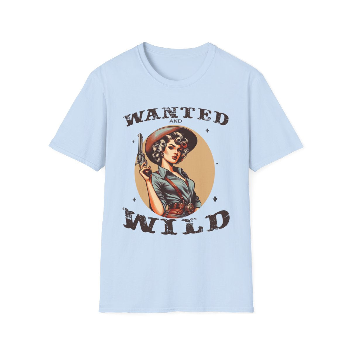 Wanted & Wild Cowgirl T-Shirt - funny t-shirt by Cheeky Business