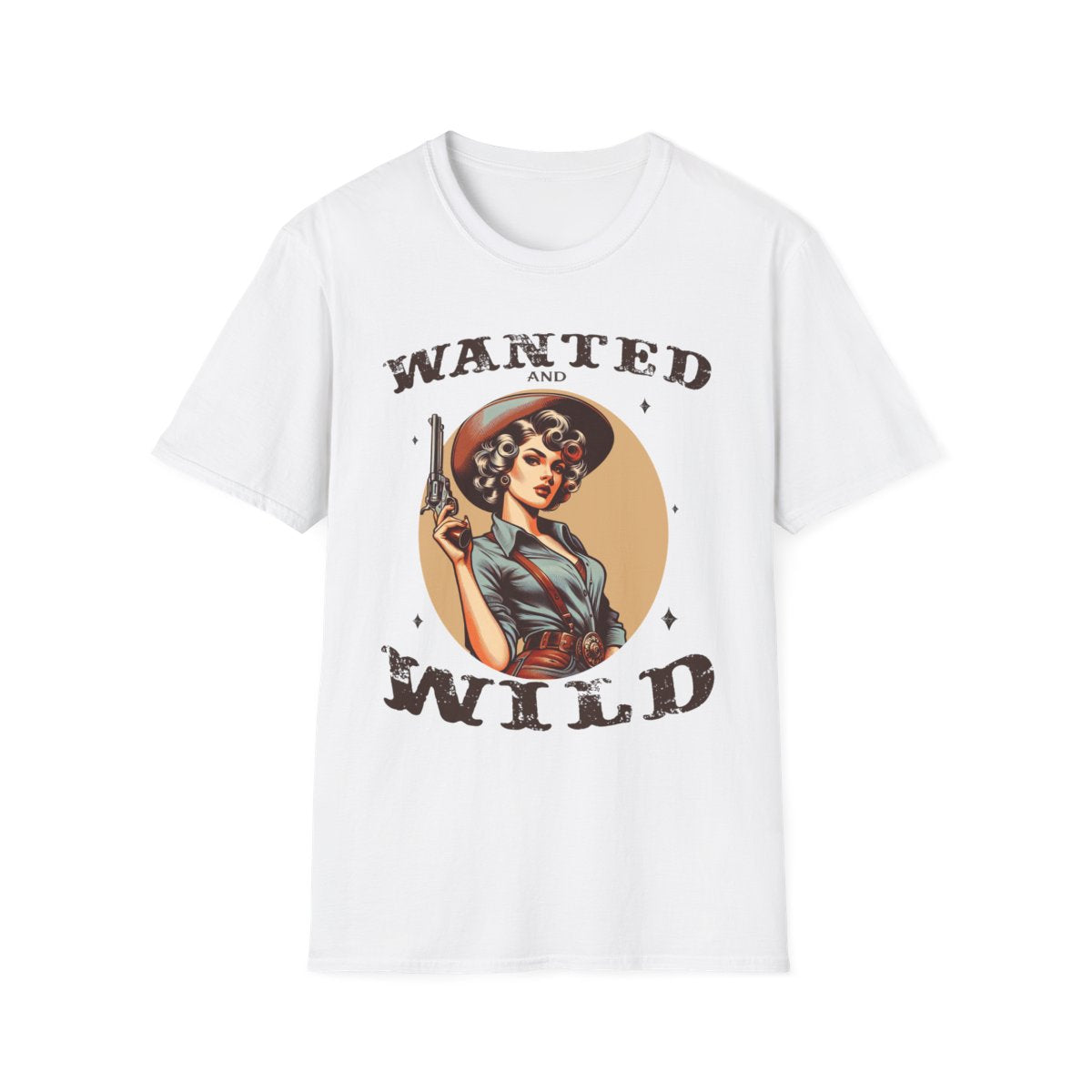 Wanted & Wild Cowgirl T-Shirt - funny t-shirt by Cheeky Business