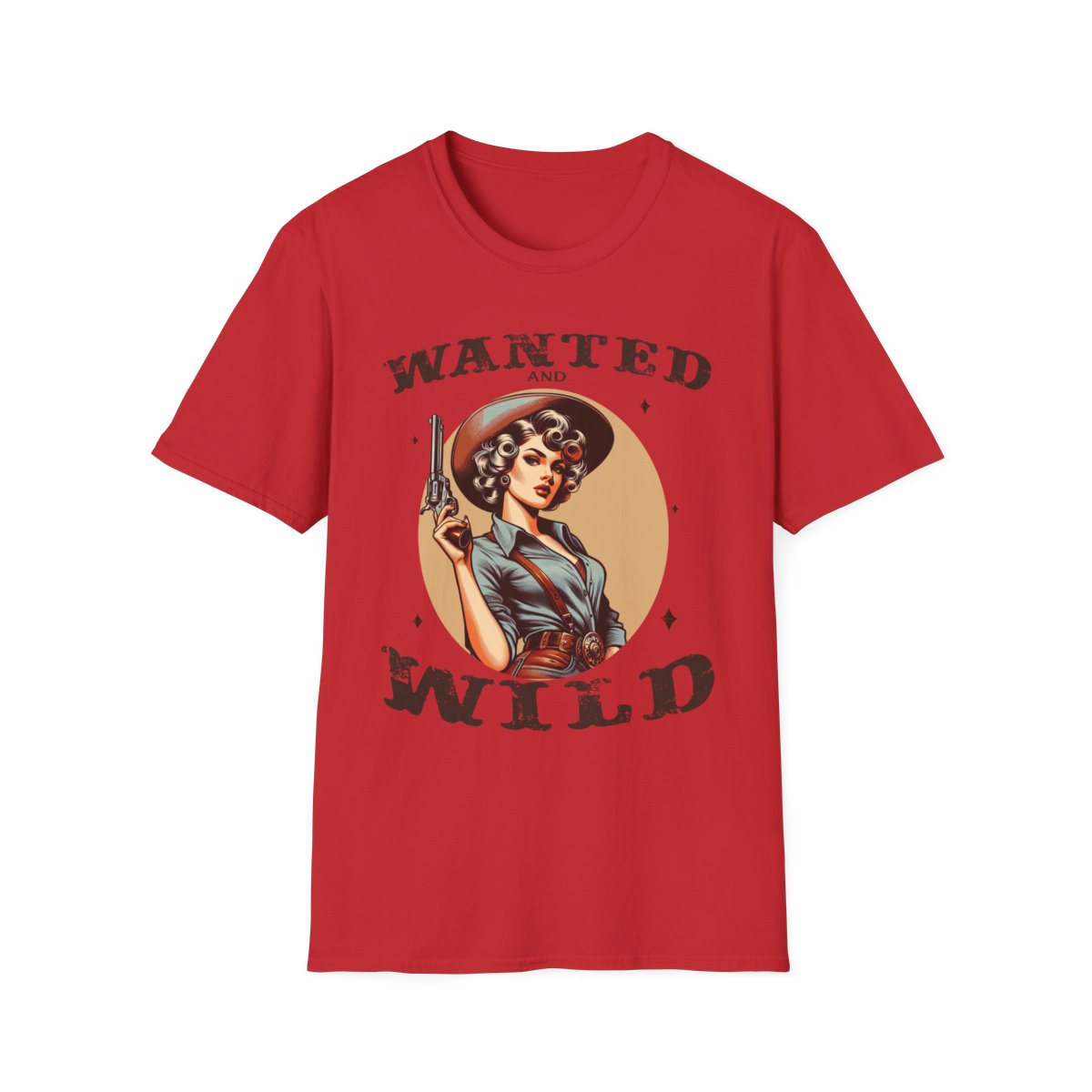 Wanted & Wild Cowgirl T-Shirt - funny t-shirt by Cheeky Business