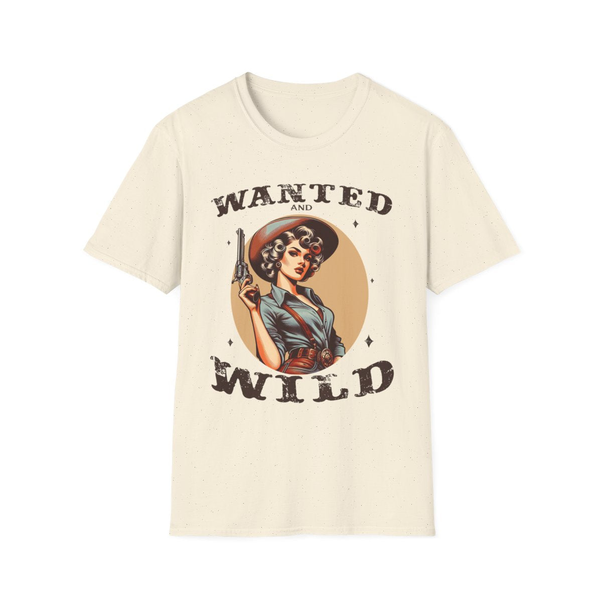 Wanted & Wild Cowgirl T-Shirt - funny t-shirt by Cheeky Business
