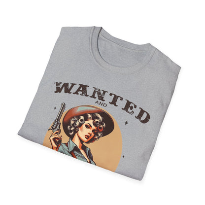 Wanted & Wild Cowgirl T-Shirt - funny t-shirt by Cheeky Business