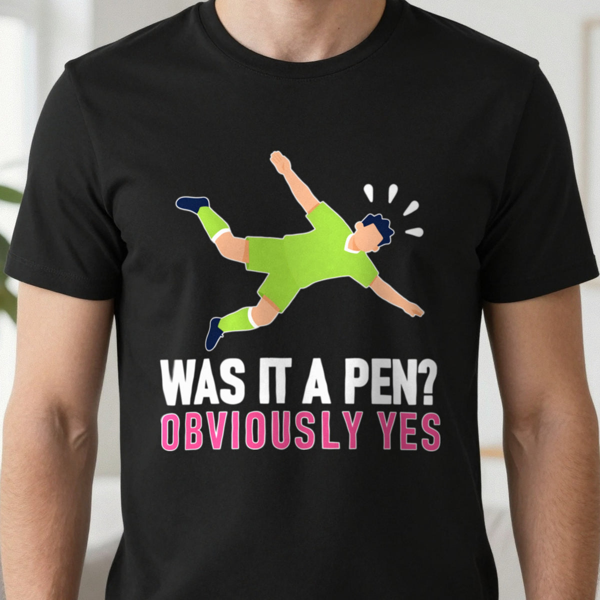 Was It A Pen Obviously Yes Funny Football T-Shirt & Sweatshirt close-up