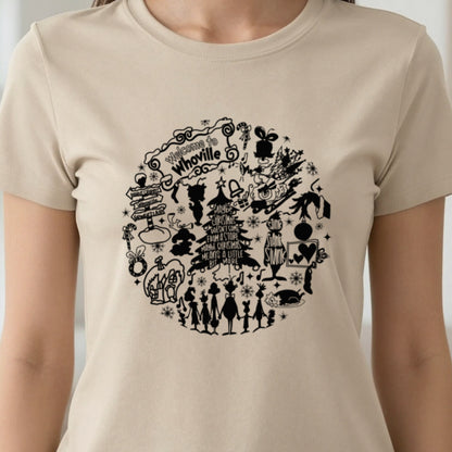 Welcome To Whoville Christmas Collage T-Shirt & Sweatshirt in another colour