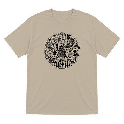 Welcome To Whoville Christmas Collage T-Shirt & Sweatshirt T-Shirt in Sand
