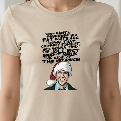 When Santa Squeezes Christmas Quote T-Shirt & Sweatshirt in another colour